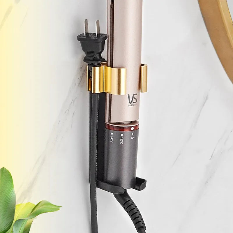 Wall-Mounted Curling Iron Rack