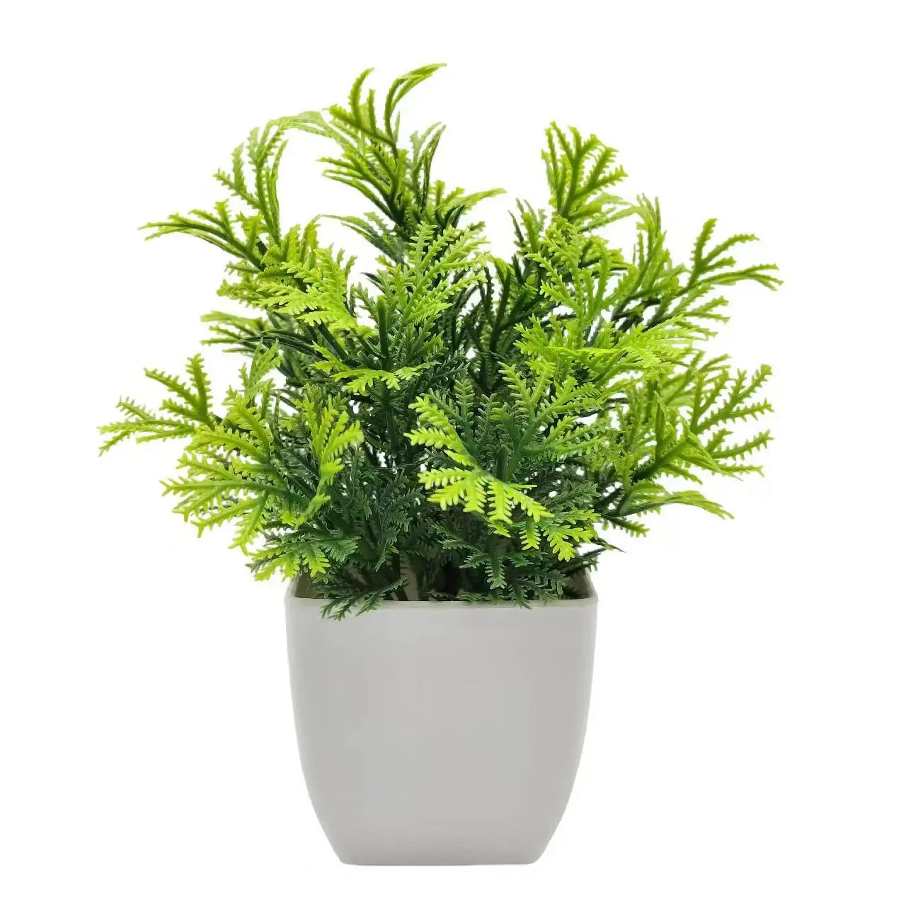 1pc Artificial Plants with Plastics Pots Perfect Greenery for Home DecorationsOffice Desk Living Room and Bedroom Decoration