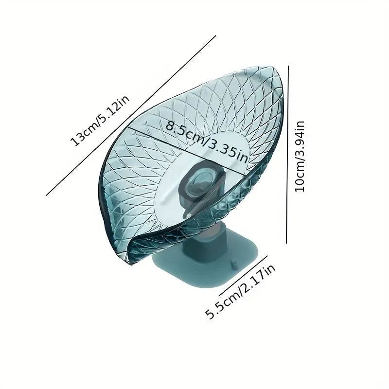 Leaf Design Soap Tray Bathroom Organizers