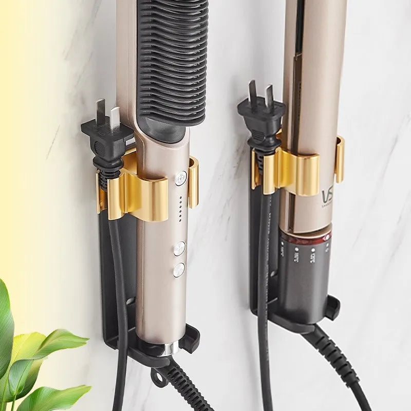 Wall-Mounted Curling Iron Rack